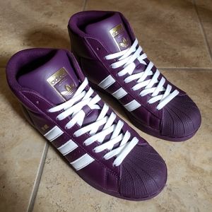ADIDAS SUPERSTAR 💜 HIGH TOPS 💜